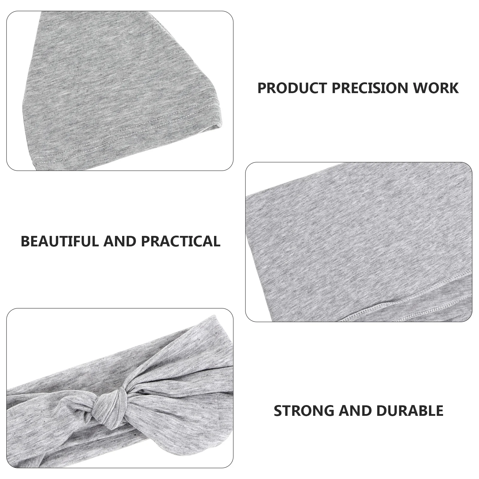 مجموعة واحدة من عصابة رأس بطانية قطنية ناعمة ومريحة وصديقة للبشرة لفصل الشتاء #5