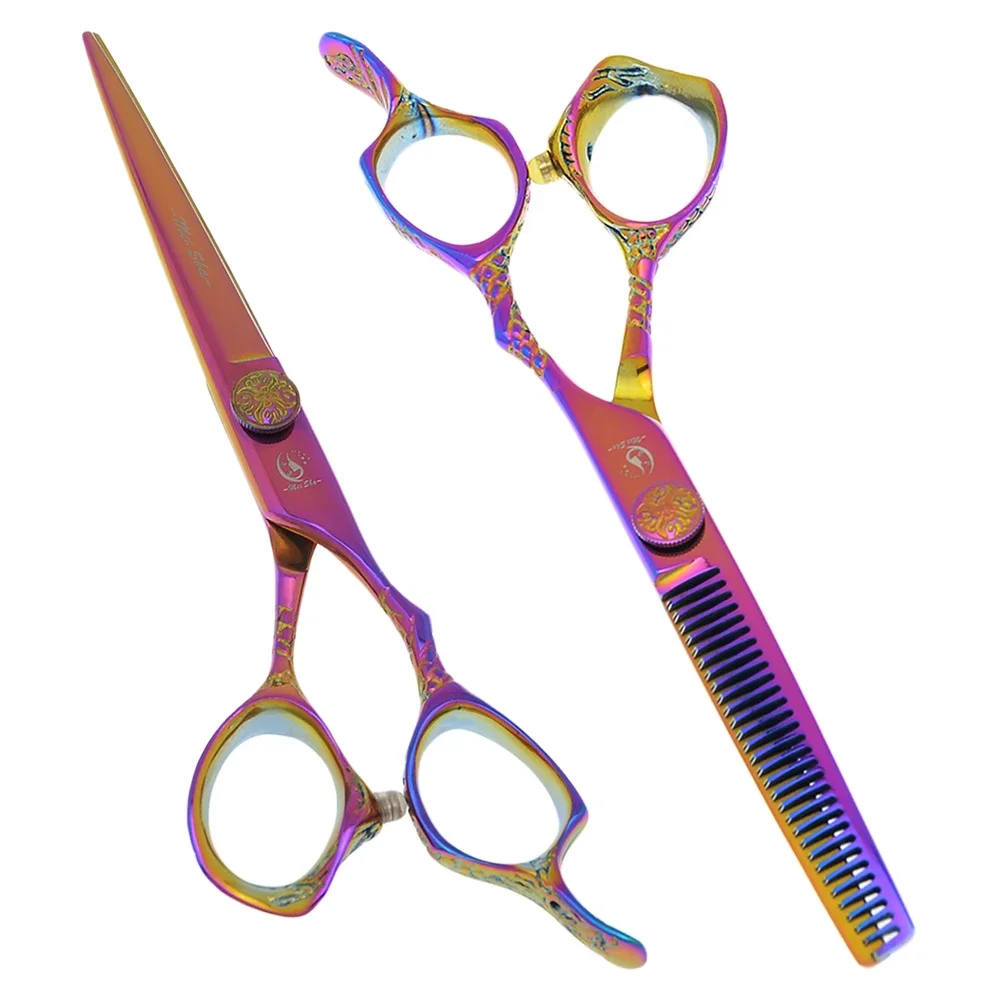 6 Inch Professional Hair Cutting Thinning Scissors Barber Shears Sharp Blade Hairdressing Clippers Styling Hair Tesouras A0078A