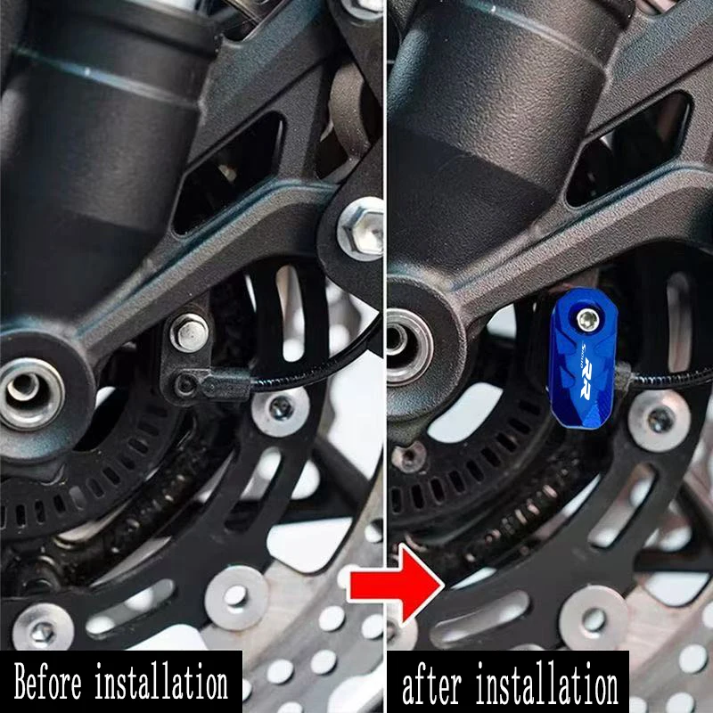 For BMW S1000 RR S1000RR S 1000 RR 2019-2025 Accessories Motorcycle CNC Aluminum Front Rear wheel ABS Sensor Guard Protection