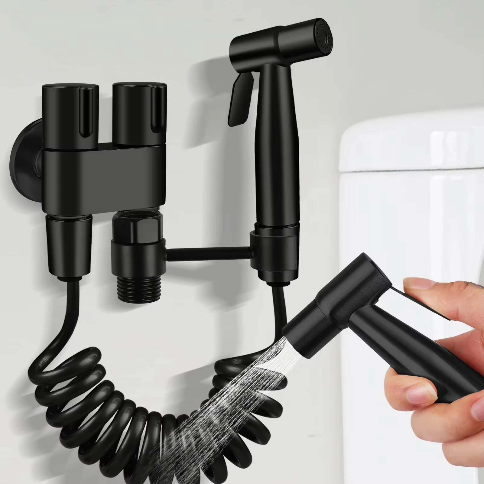 

304 Stainless Steel Toilet Companion Spray Gun Set Bathroom Household Douche High Pressure Nozzle Woman Washer Water Gun