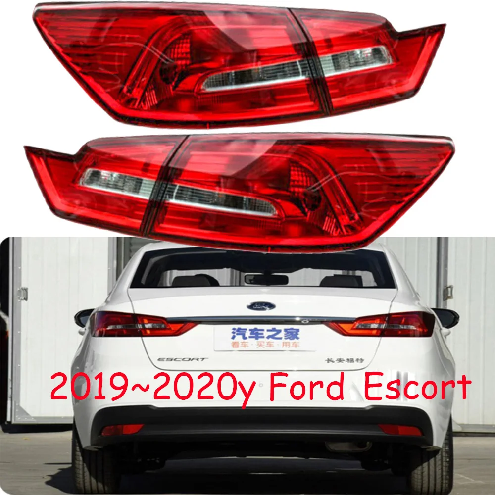 1pcs car bumper tail light for Ford Escort taillight Taillamp 2019～2021y car accessories for Ford Escort fog lamp