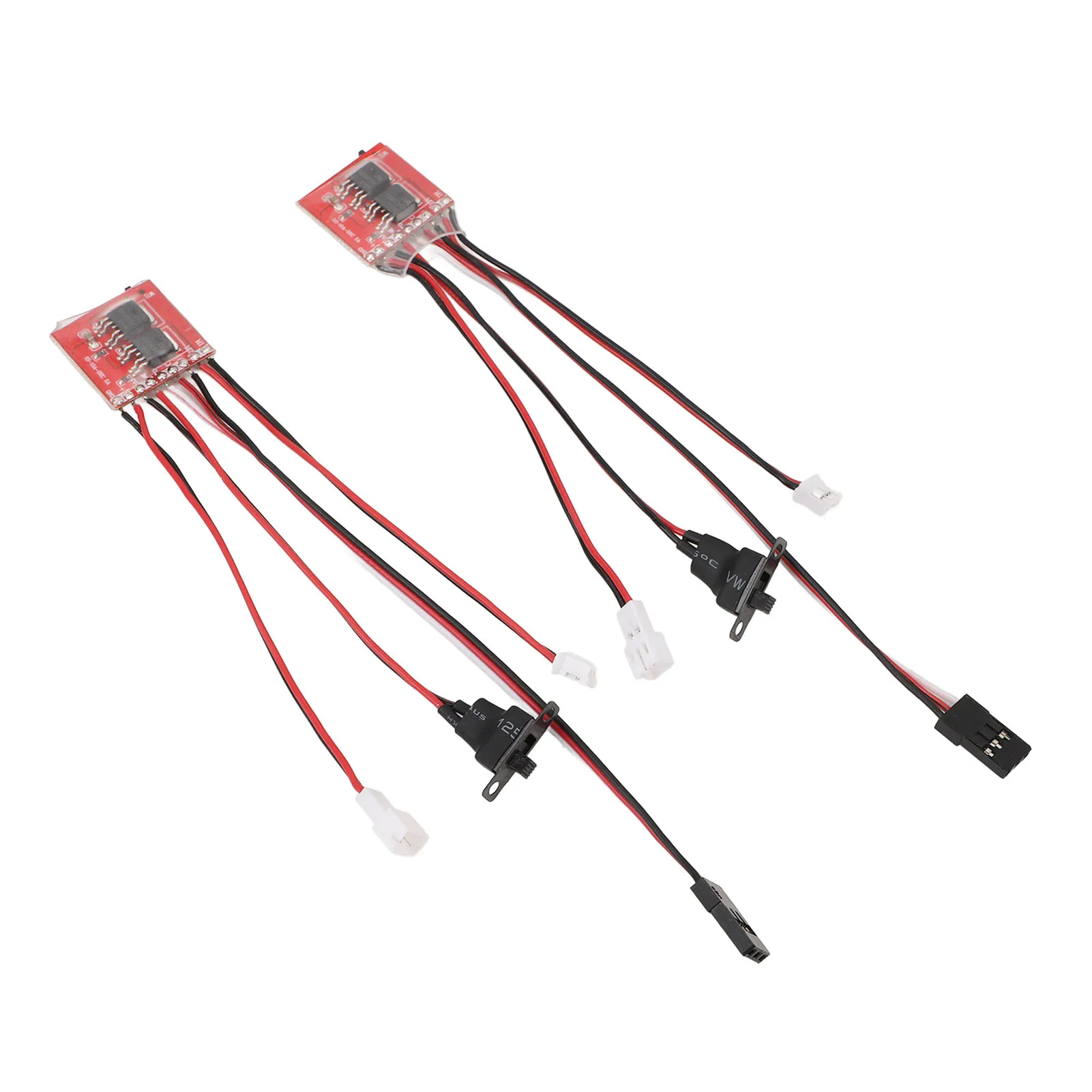 2Pcs 30A Micro Brushed ESC Winch Control Bidirectional ESC Speed Controller Accessories with Brake for Axial SCX24 1/24