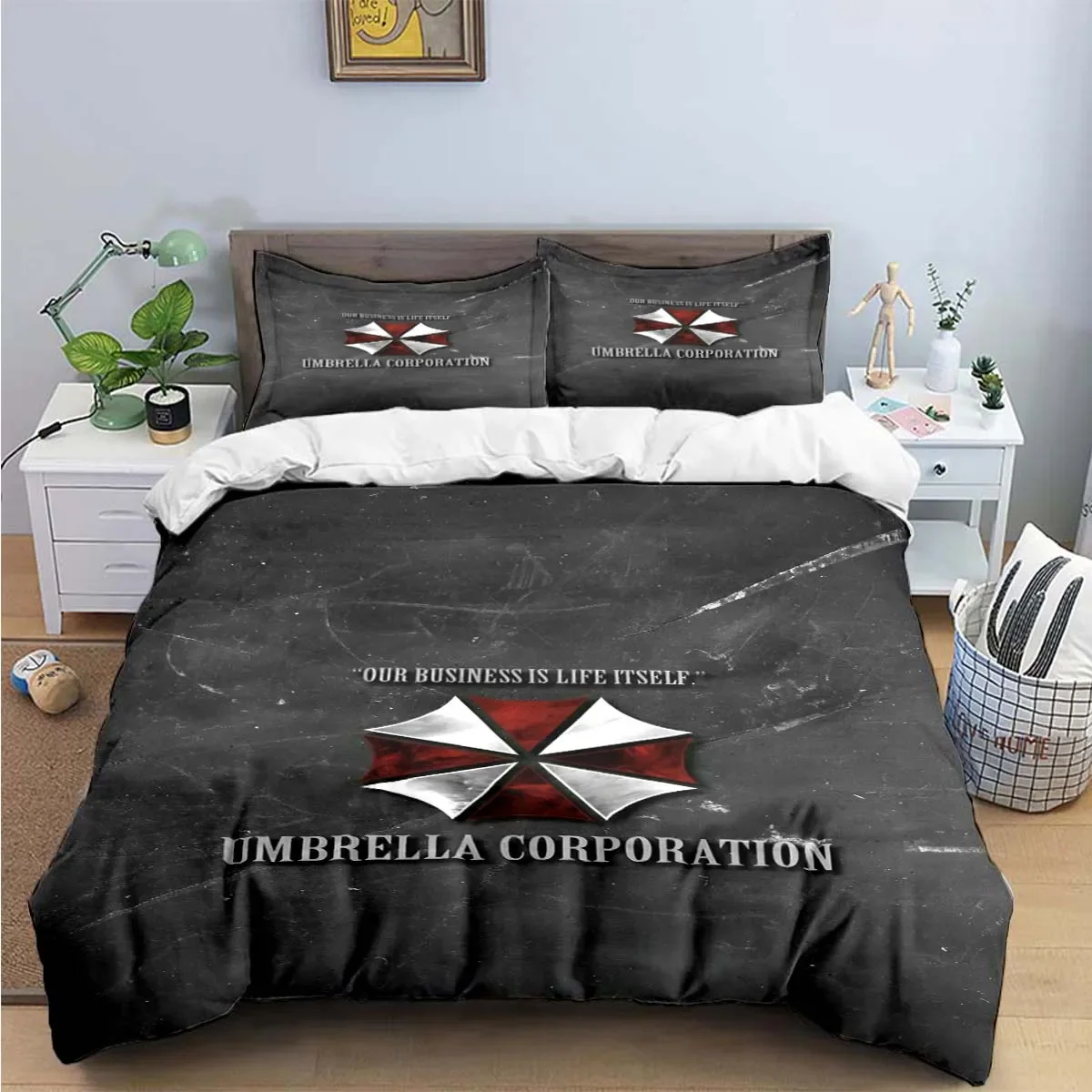 2025 Fashion 3D Movie R-Resident Evil  Print Bedding Sets Bed Supplies Set Duvet Cover Bed Comforter Set Bedding Set Luxury Gift