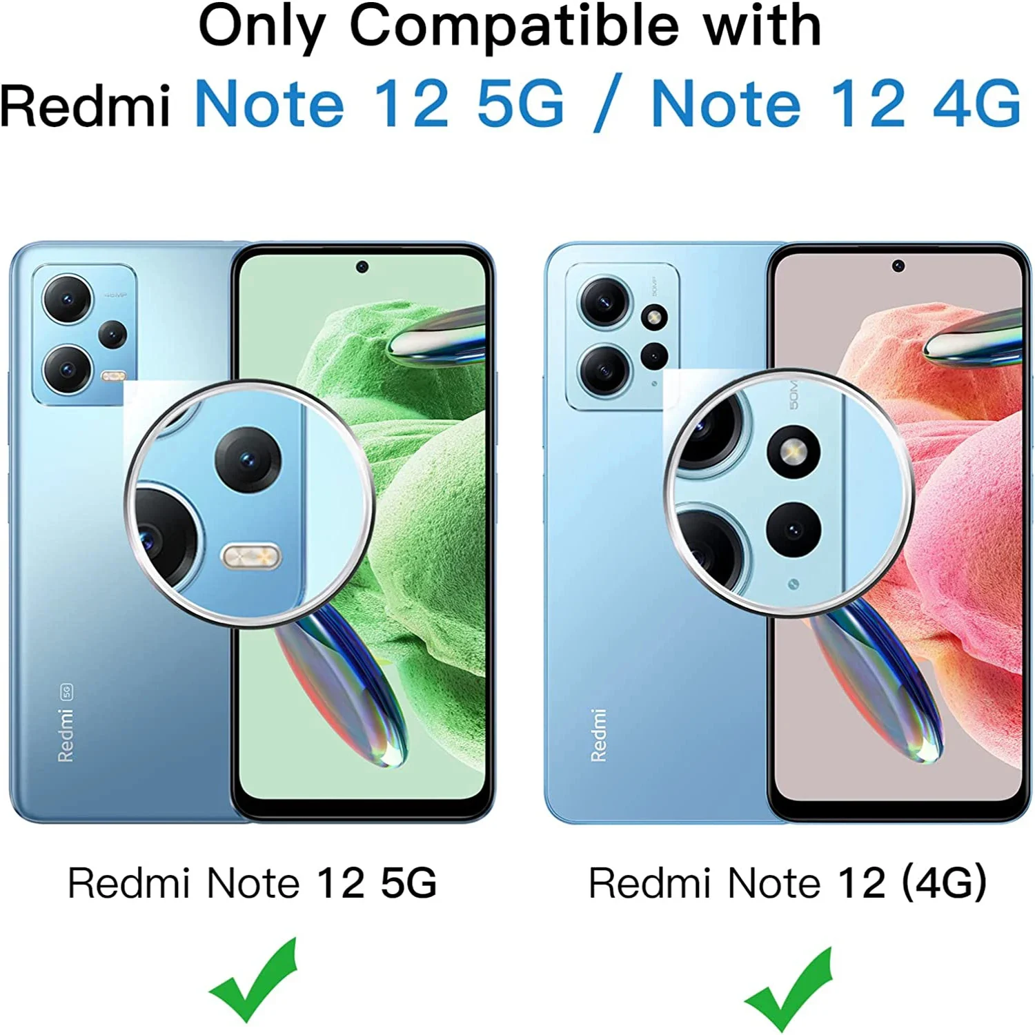 

9H Tempered Glass Screen Protector for Xiaomi Redmi Note 12 4G/5G HD Clear Anti- Scratch Protection 2/4Pcs Set