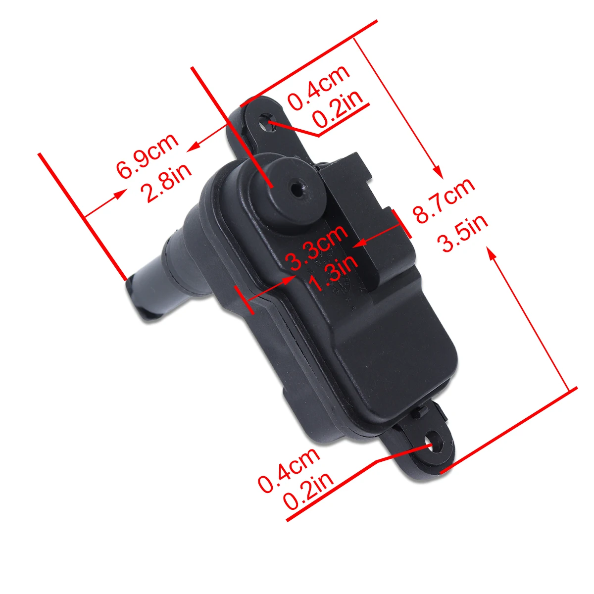 Fuel Door Lock Actuator Solenoid 8V0862153A Waterproof Sealed Rust Proof Anti-Corrosion Salt-Resistant For Audi A1 S1 8X A3 S3
