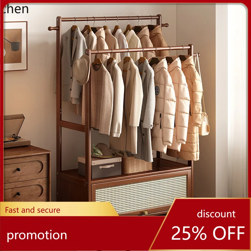 

YFY floor-standing bedroom for homemovable coat simple clothes storage indoor