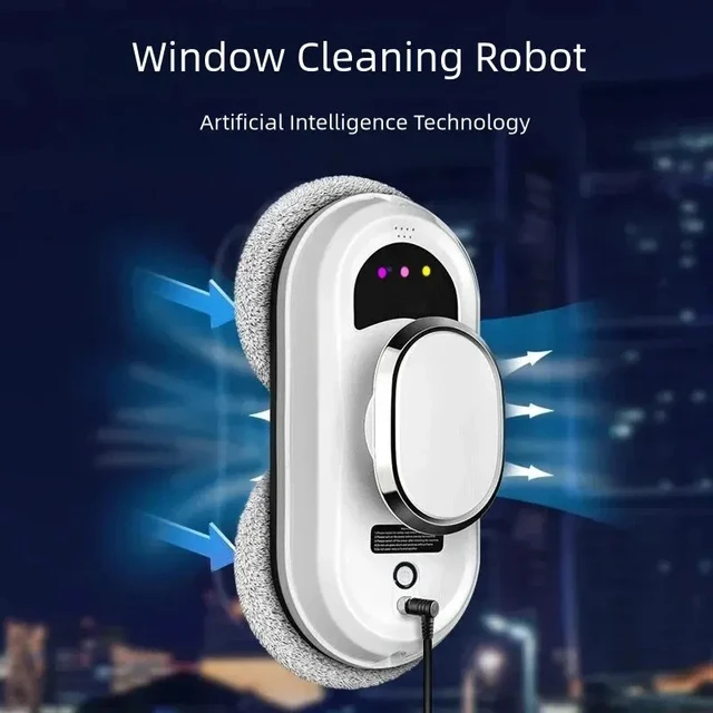 5600Pa Vacuum Cleaner Robot Remote Control Window Cleaning Robot MEMS Path-clean Sensor  Silent Window Glass Wipe Cleaning Robot 2