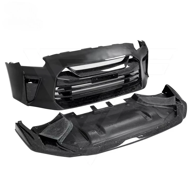 

Top Secret Style Half Forged Carbon Fiber Front Bumper for Nissans GTR R35 2008-2019