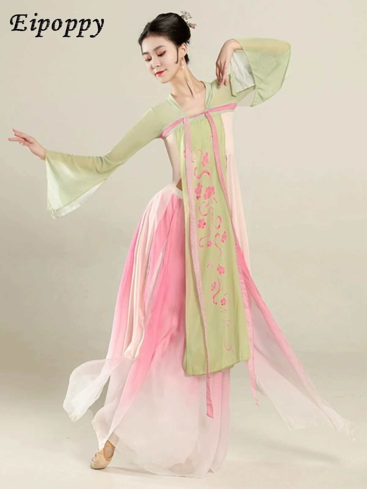 Classical dance costume, Chinese style umbrella dance