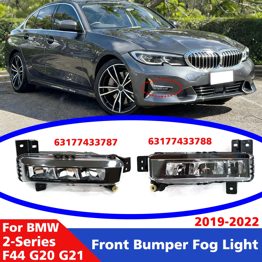 Plug and Play LED Fog Light DRL for BMW G20 G21 F44 2019-2022 Daytime Running Lamp Car Accessories 63177433787/8