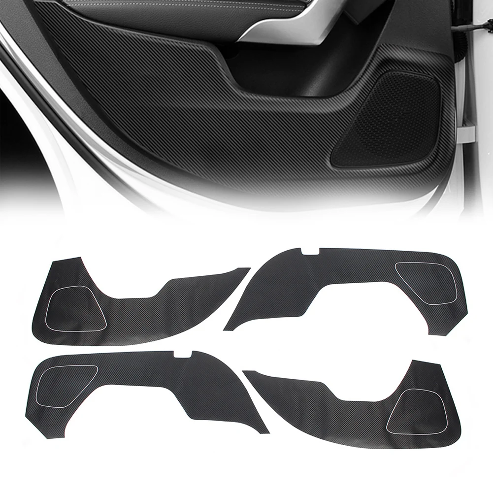 Car Door Anti Kick Pad Protection Cover Trim 4Pcs For Mercedes Benz A Class W177 A180 A200 A220 A250 2019 2020 2021