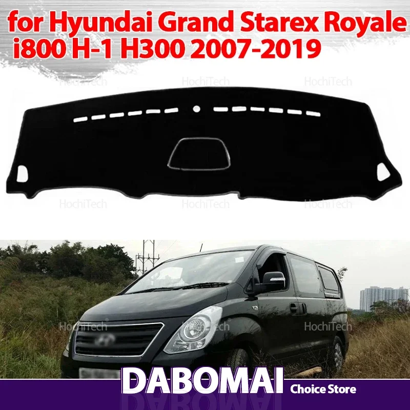 

Чехол на приборную панель, противоскользящий коврик, защитный коврик, автомобильный солнцезащитный коврик для Hyundai Grand Starex Royale I800 H-1 H300 2007-2019