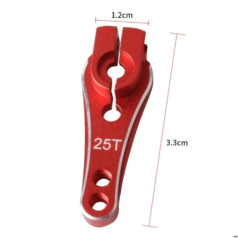 1 Stück 33mm Metall RC 25t Zahnlenkung Servo Arm für RC Crawler Trxs Trx4 RC Autoteile