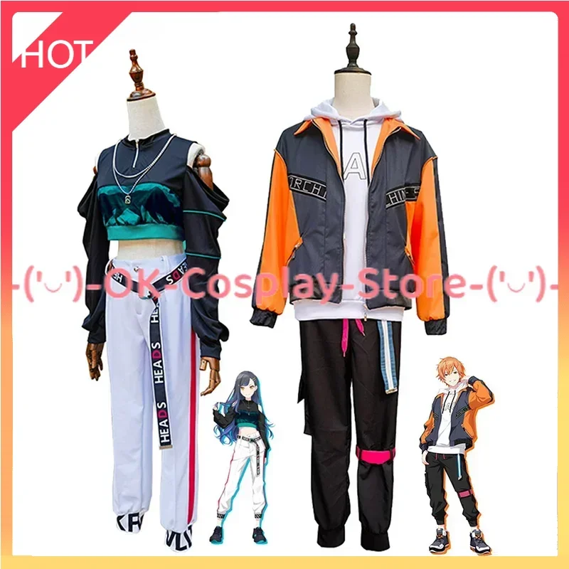 

[Custom Made] Game Project Sekai VBS Shiraishi An Shinonome Akito Cosplay Costume Party Suits Halloween Carnival Uniforms