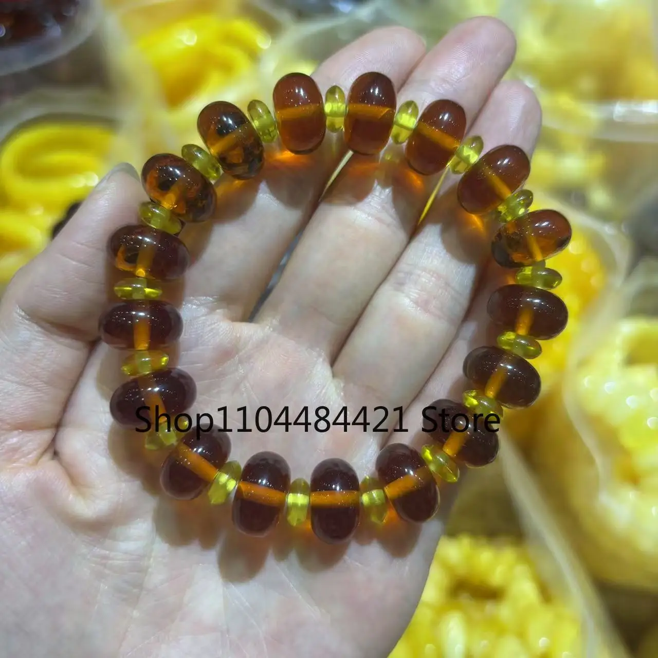 Amber Baltic Certificate Violet Bracelet Original Stone Amber Beads Bracelets for Men and Women Beeswax Bracelets Jewelry Gifts