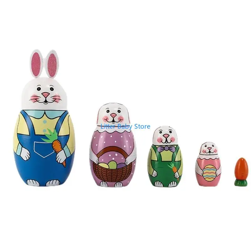 N80C 5 штук Matryoska Toy Kids игра Brais