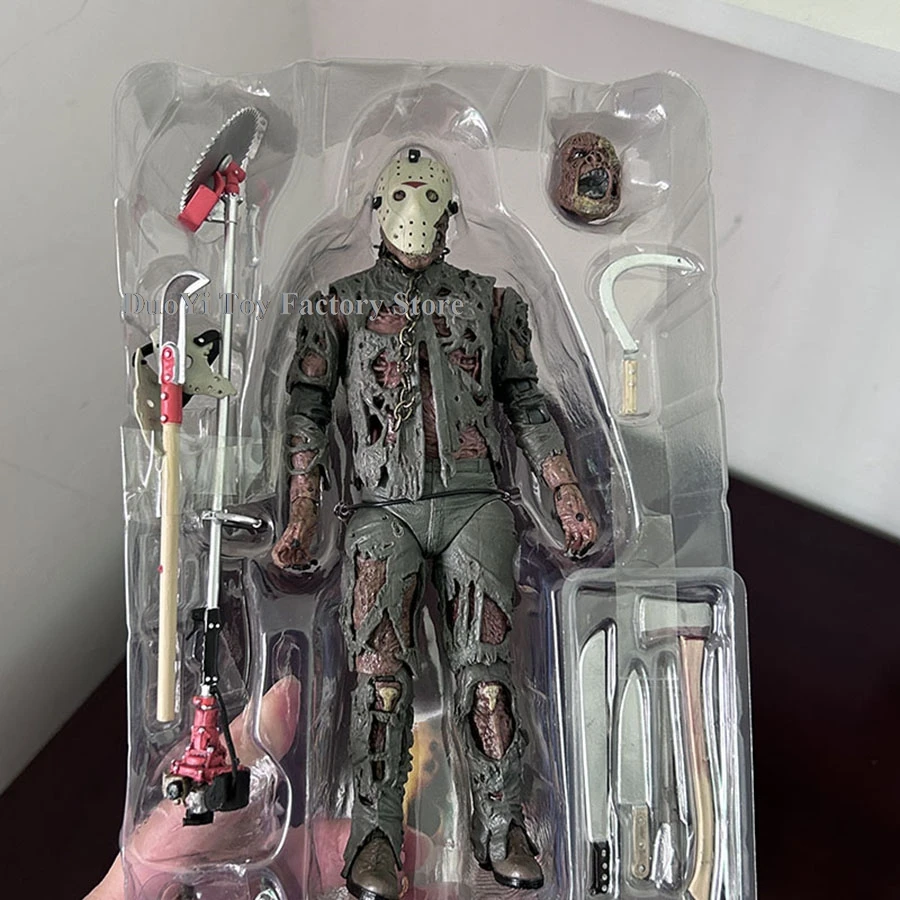 NECA Freitag Jason Die 13. Figur Neue Blut Jason Voorhees Action Figur Teil VII Horror Halloween Sammlung Spielzeug Puppe Geschenke