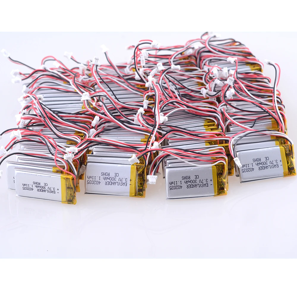 بطارية ليثيوم أيون بوليمر قابلة لإعادة الشحن ، من من من نوع V ، من من من نوع mAh ، JST ، من نوع 3Pin ، جهاز تحديد المواقع محمول باليد ، Mp3 ، كاميرا Yi الذكية ، جهاز DVR