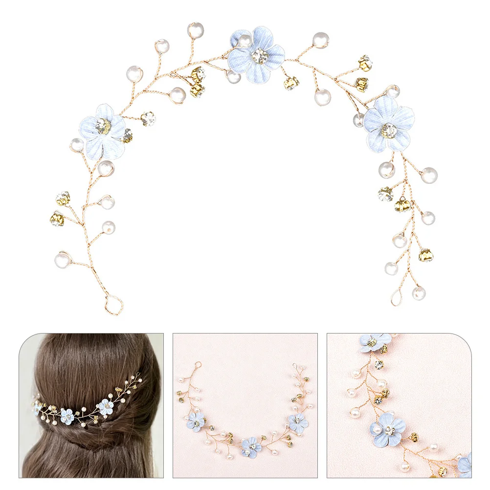 

Wedding Hair Vine Elegant Faux Pearl Bride Headpiece For Women Bridal Hair Accessories Party Formal Event Decor