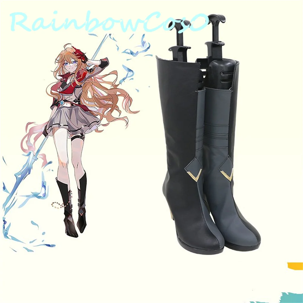 Genshin Auswirkungen Tartaglia Cosplay Schuhe Stiefel Halloween Weihnachten RainbowCos0 W2587