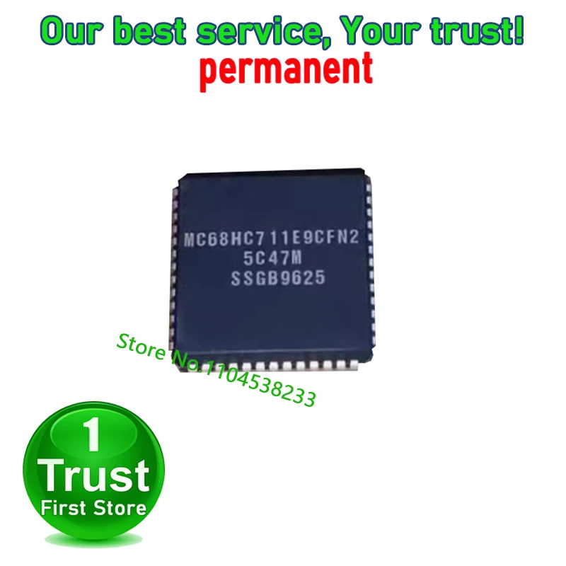 MC68HC711E9CFN2  1PCS/LOT  MC68HC711E MC68HC PLCC52  Trust First   in stock