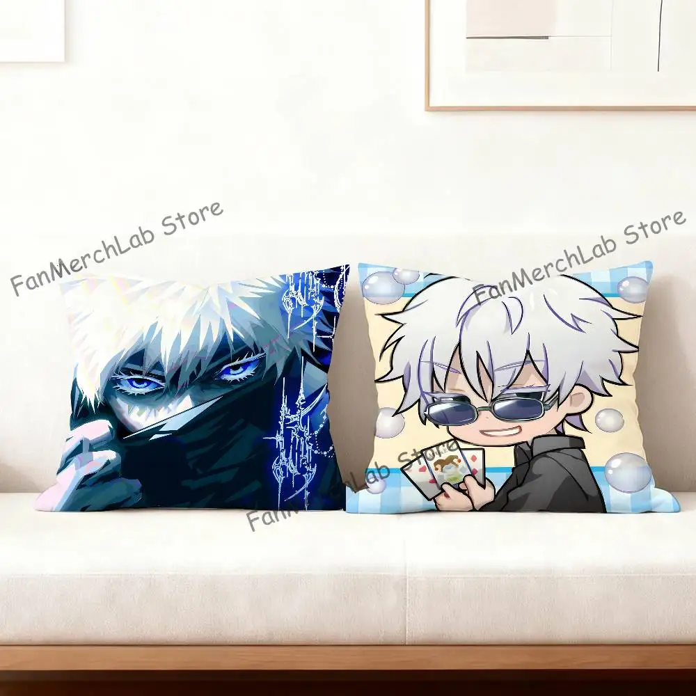 S-Satoru G-Gojo Anime Pillow Case Ultra Soft Skin Friendly Fabric Cloud Like Comfort & Concealed Zipper