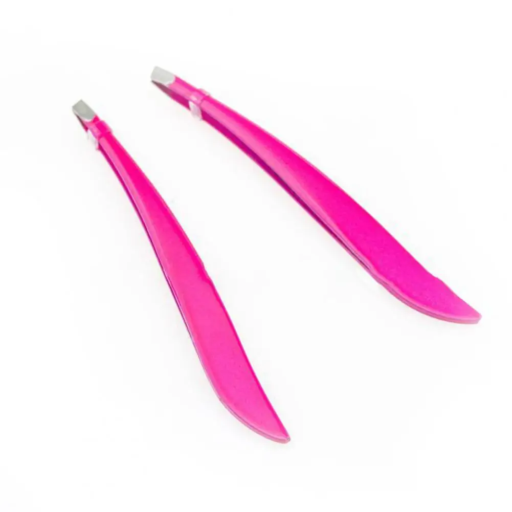 Multipurpose Comfortable Grip Makeup Tools Integrated Good Elasticity Eyebrow Tweezer Eyebrow Hair Tweezer for Home