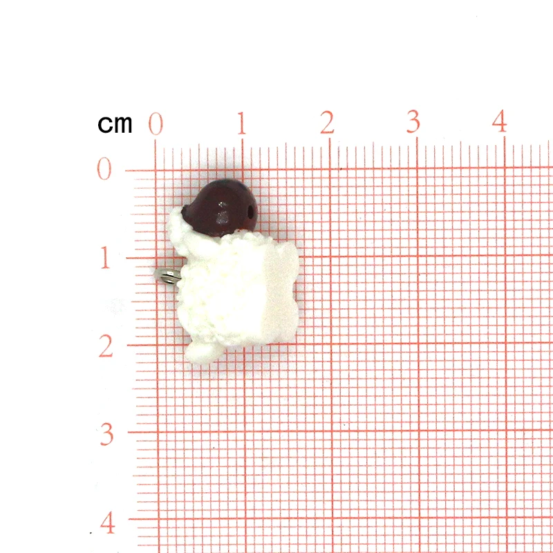 10pcs/pack Kawaii White Small Sheep Resin Charms Diy Animal Pendants For Earring Bracelet Necklace Pendant Jewelry Accessory