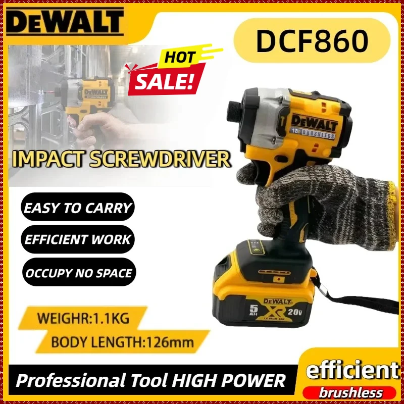 

Dewalt DCF860 Brushless Electric Drill Screwdriver Cordless Compact Drill Rechargeable Power Tools For Dewalt Battery