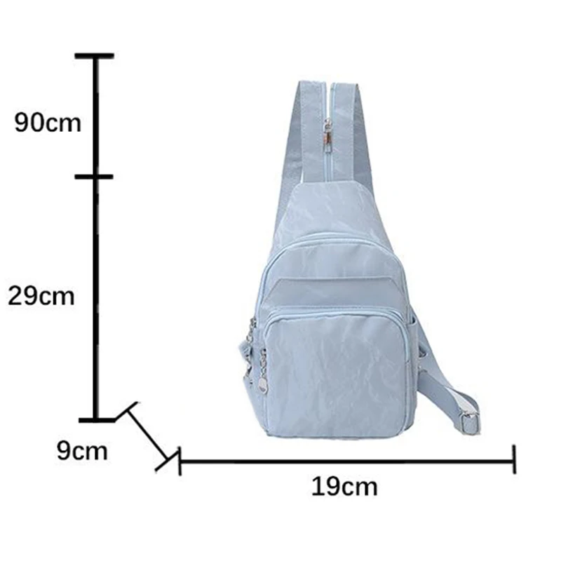 1 قطع موضة جديدة حقيبة ظهر نسائية عادية أسلوب بسيط متعدد الوظائف المرأة حقيبة صدر للرجال حقيبة تسلق الجبال هدايا عيد الميلاد