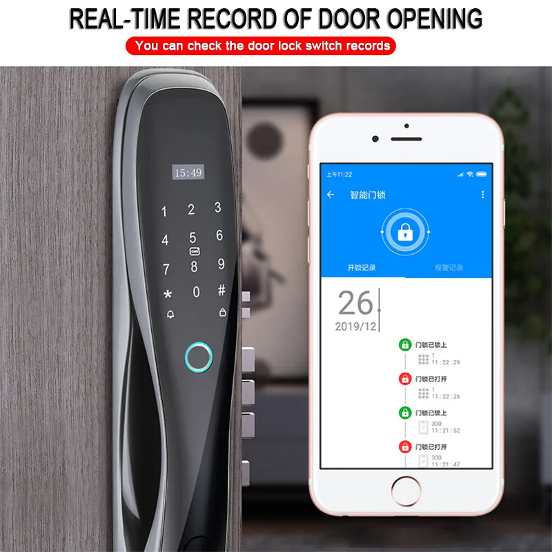 High Quality RFID Hotel Room Tuya Smart Deadbolt Knob Security Lock System Aluminum WIFI Door Lock