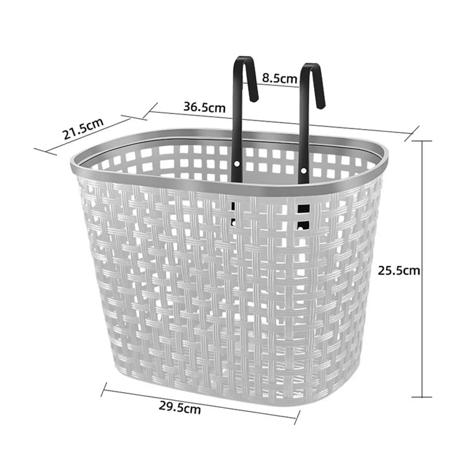 Jízdní kolo koš přední dekorace praktický lehoučké elegantní přední řídítka koš pro jízdní biking příslušenství parky kemping picnics