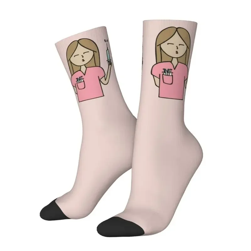 

Kawaii Enfermera En Apuros Doctor Nurse Medical Socks Women Men 3D Print Basketball Sports Socks