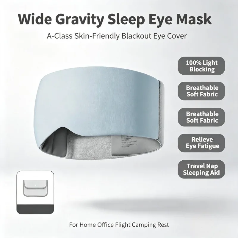 Naturehike Wide Gravity Sleep Eye Mask A‑Class Skin‑Friendly Breathable Blackout Eye Cover Relieve Eye Fatigue