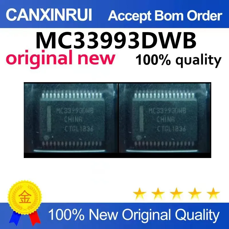 (5-100piezas)MC33993DWB Automotive Computer Board Common Fragile IC Chip Module Can Be Directlyased
