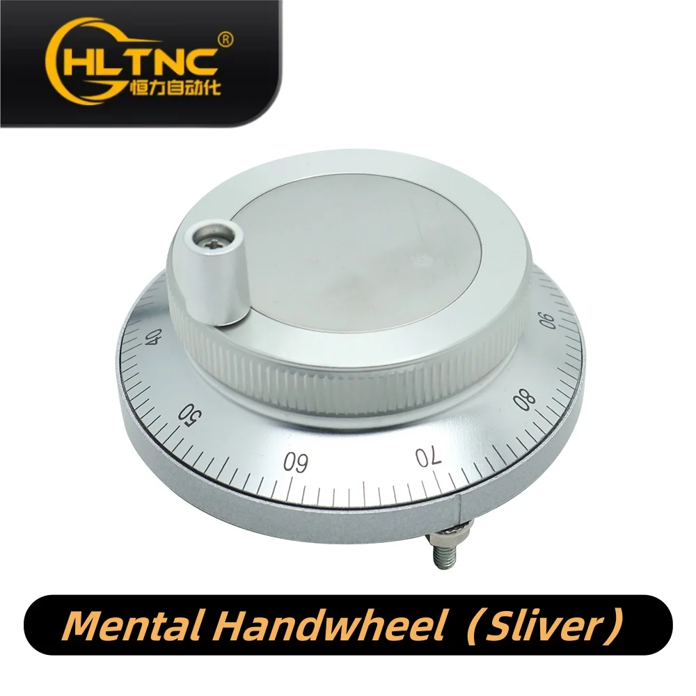 Handwheel CNC Pulser 61mm Pulse 100 25 5V 24V 4Pin 6Pin Manual Pulse Generator Hand Wheel CNC Machine Rotary PLC Encoder