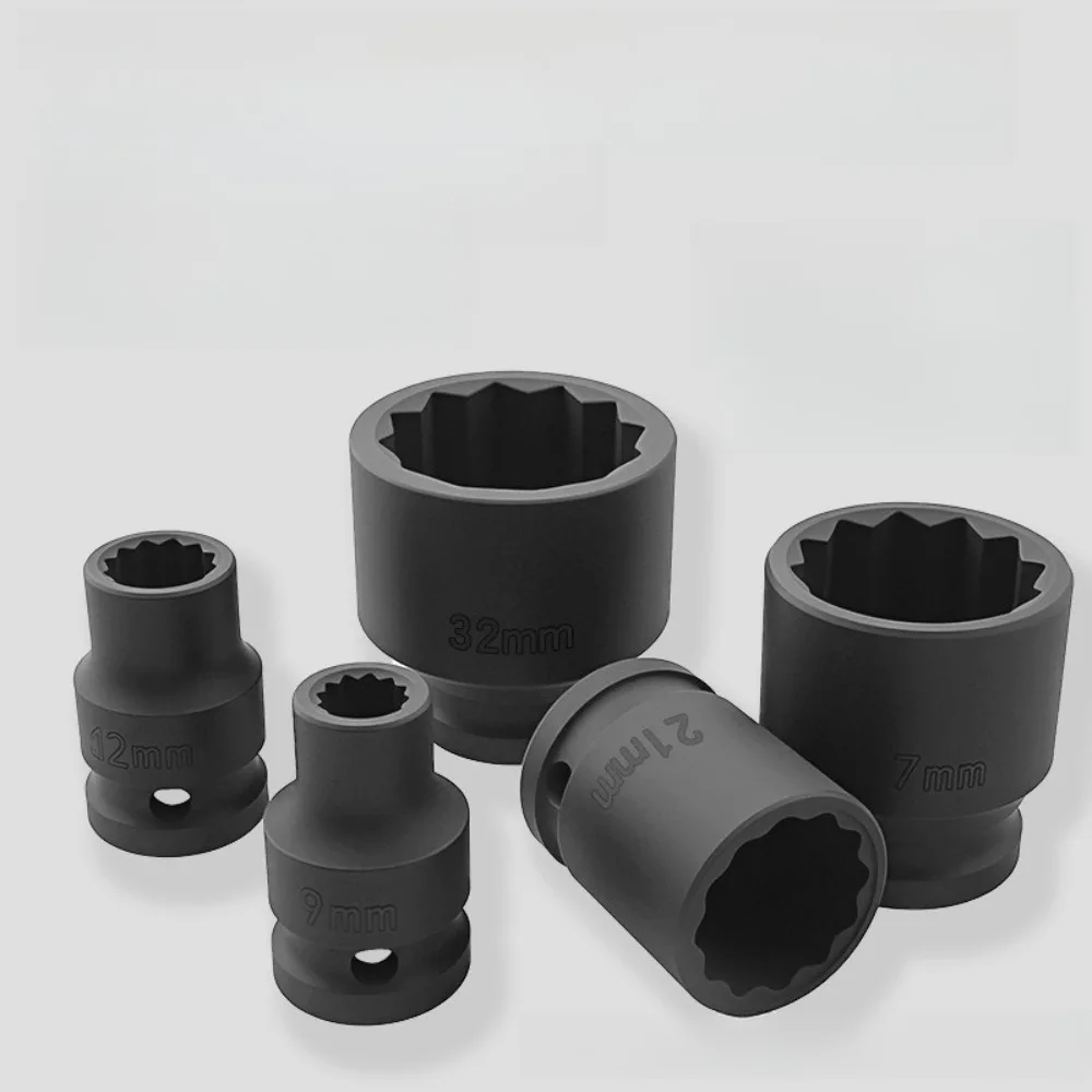 8-46mm 1/2" Dr. Hochleistungs-Schlagschraubersatz 12-Punkt Metrisch CR-MO 1/2-Zoll Antrieb Spindelachsen-Mutter Schlagschraubersatz – Detail 6