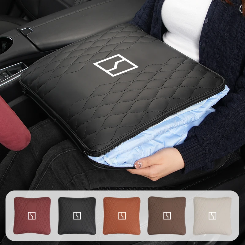 2-in-1 Car Lumbar Support Zipper Pillow Quilt Accessories For Zeekr X 001 009 2022 2023 2024 Al Interior Accessories