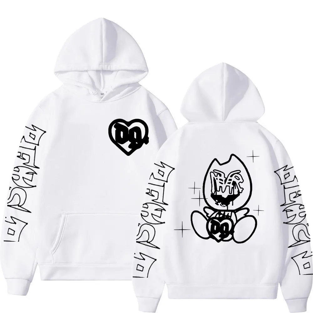 مغني الراب السويدي Bladee Skate Drain Gang 2025 هوديي الرجال النساء الكلاسيكية الساخن بلوزات عادية فضفاض الرجال موضة هوديس الشارع الشهير