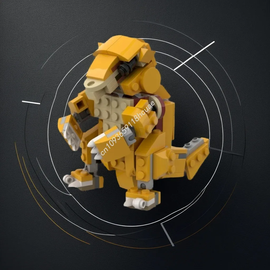 

158 шт. MOC 31112 Sandshrew классическая карманная модель монстра «сделай сам» модель строительные блоки игрушки на день рождения подарок