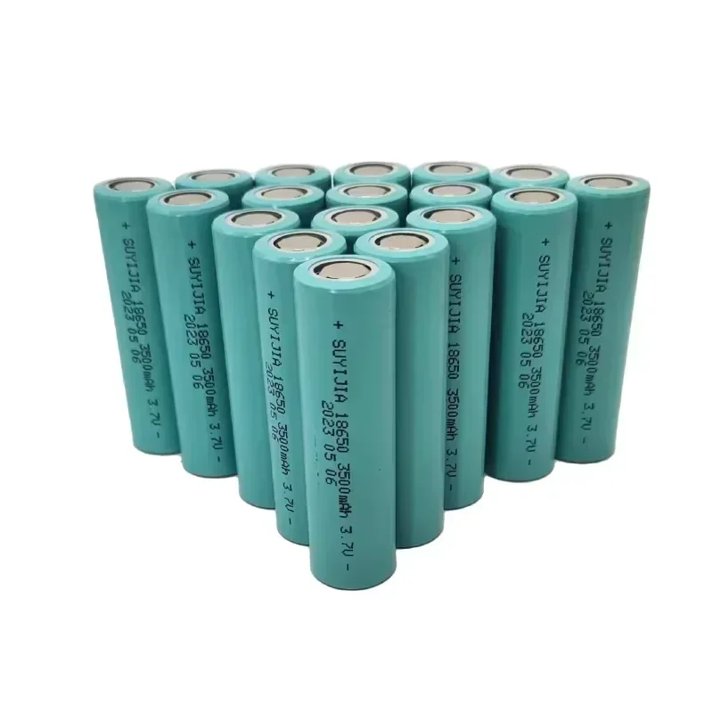 3.7V 18650 Rechargeable Lithium Battery 3500mAh 20A Suitable for Electric Bicycles Scooters Power Tool Flashlights 100% Genuine