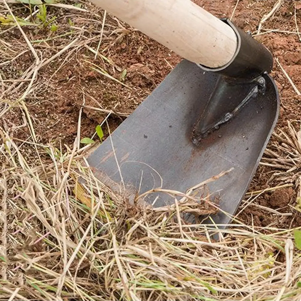 Agricultural Tools Manganese Steel Garden Hoe Anti-Rust Durable Agricultural Rakes Manual Weeding Removal Tool Collect Weeds