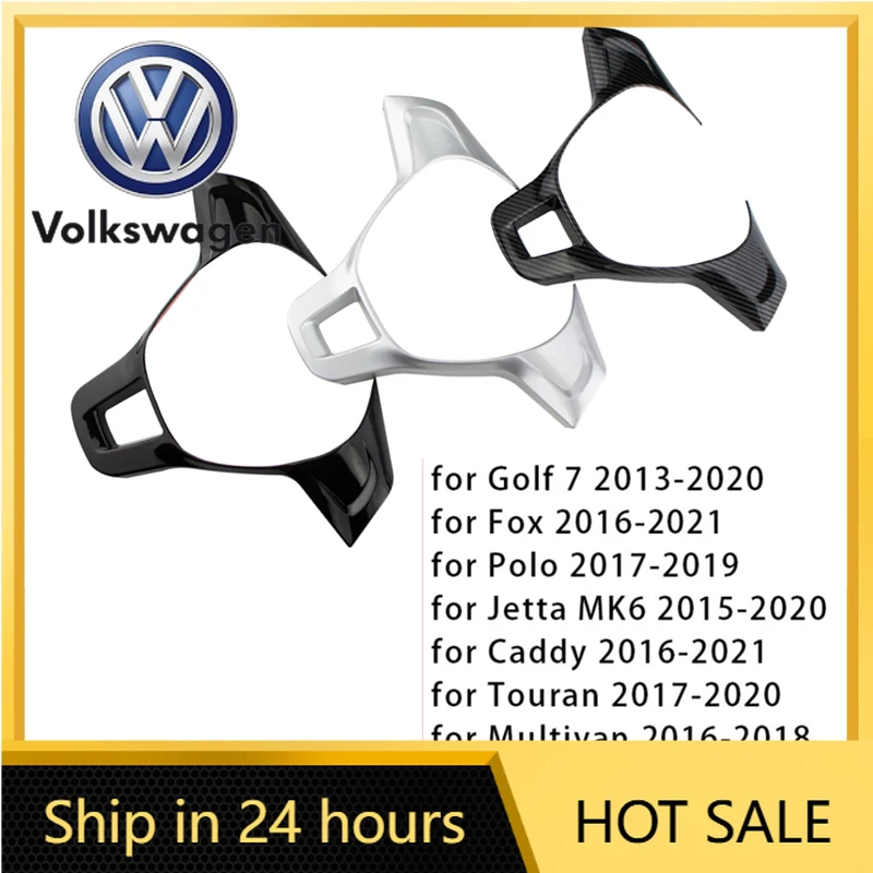 

Новинка 2026 года: Горячая продажа! Накладки на кнопки руля из ABS для VW Volkswagen Golf 7 GTI MK7, Jetta MK6 2015-2020, Polo 2017-2019. Аксессуары для авто.