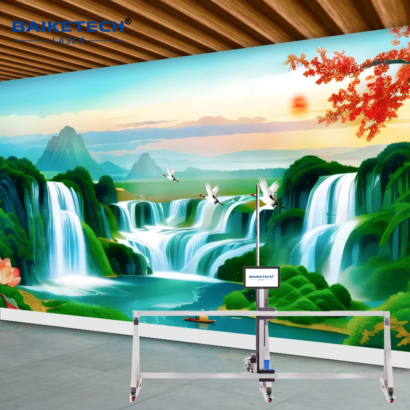 TH-UV256T Top Quality Vertical Inkjet Wall And Floor Two In One Printer Machine For Putty Powder Wall And Floor 2 In One