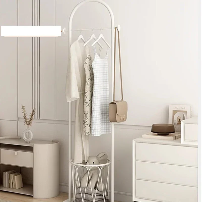 Bedroom Floor Coat Racks White Balcony Portable Minimalist Coat Racks Floor Vintage Tendedero Ropa Plegable Home Furniture