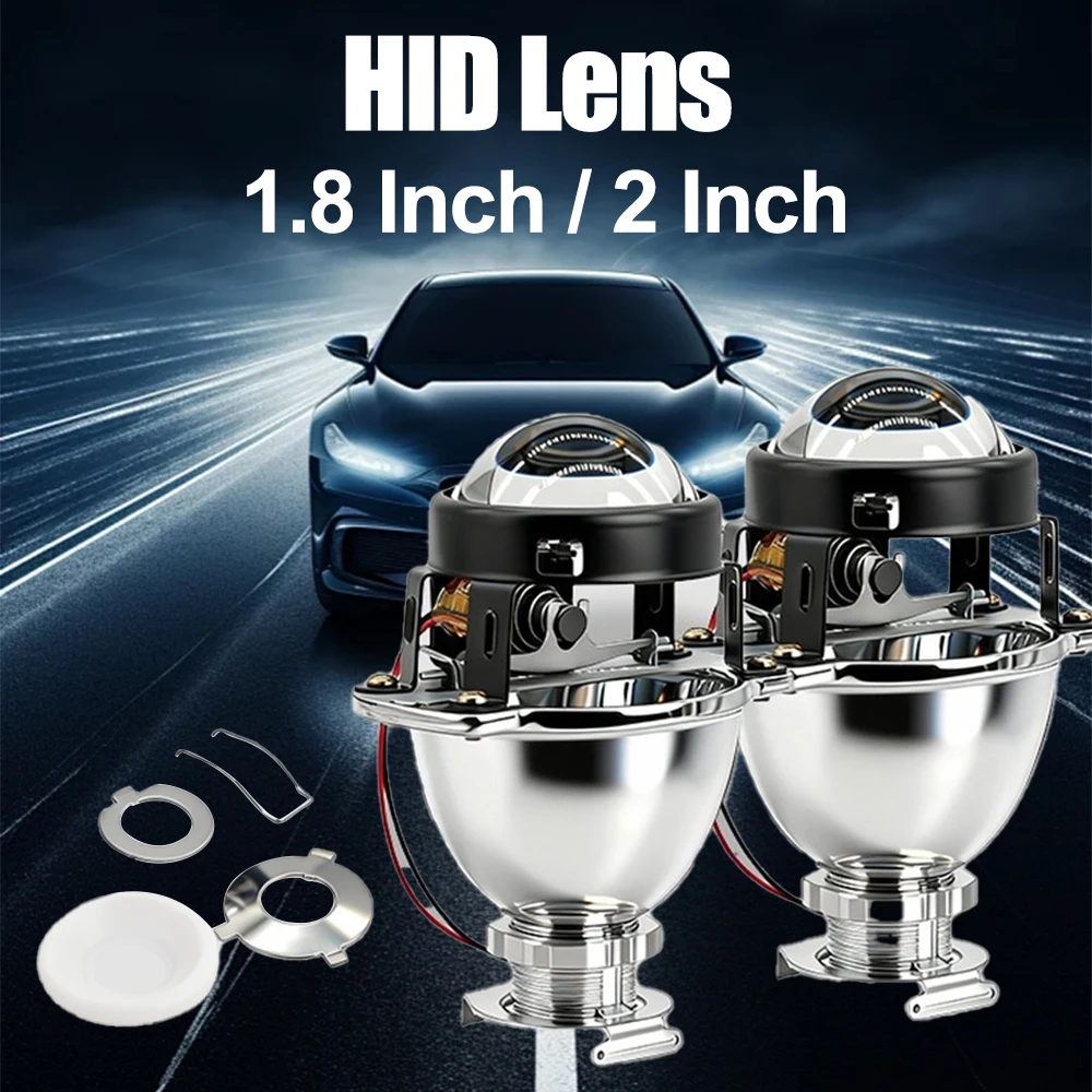 3.0 Inch Bi xenon Projector Lens For H1 H4 9005 HB3 9006 H7 HID Halogen Headlight Bulb Use H1 Lamp Car Lights High Low Retrofi