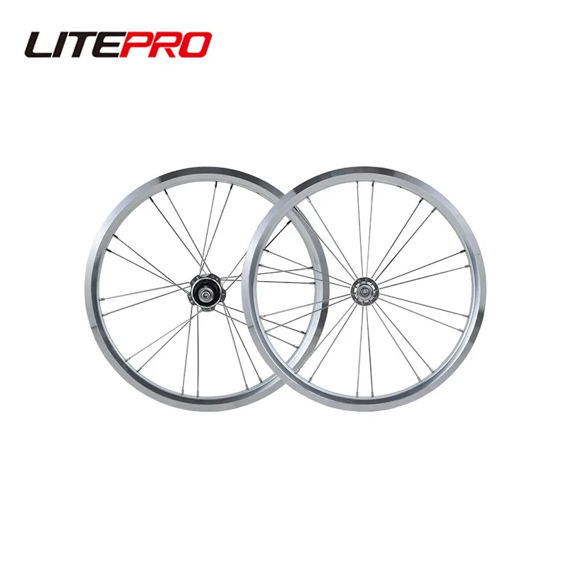 JKLitepro Outer 7 Speeds Folding Bike 16Inch 349 Wheelset 74/112mm Aluminum Alloy Wheel For 7speeds Brompton Bike