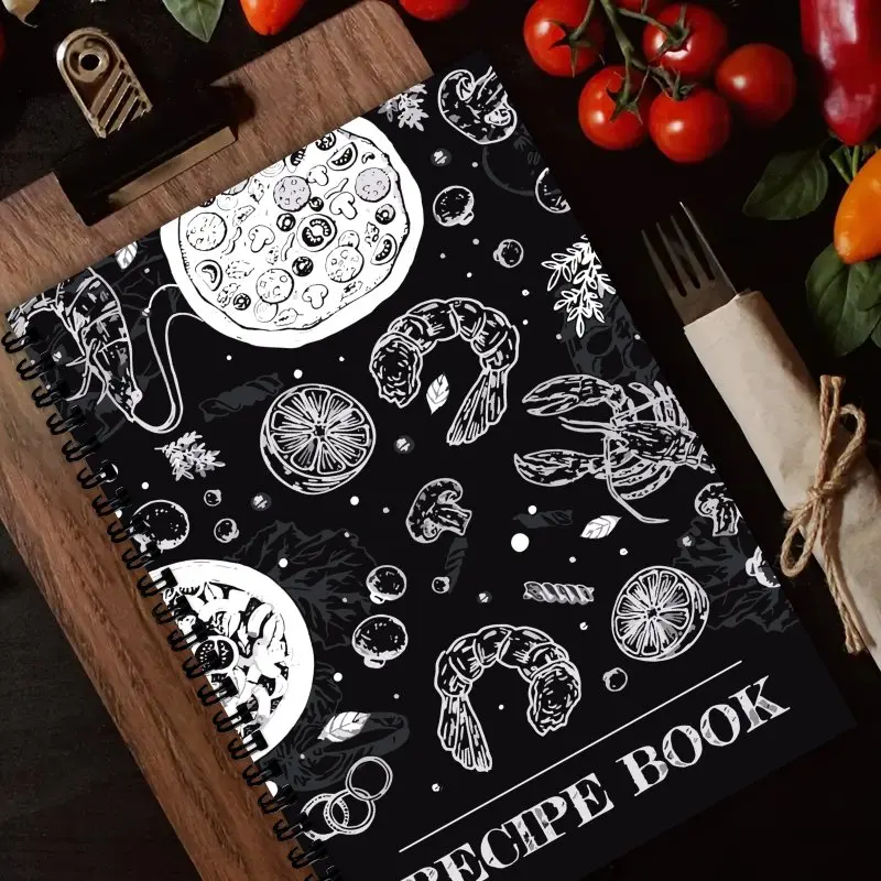 livro-de-receitas-espiral-a5-com-design-de-camarao-50-folhas-100-paginas-para-escrever-suas-proprias-receitas-caderno-de-receitas-em-branco