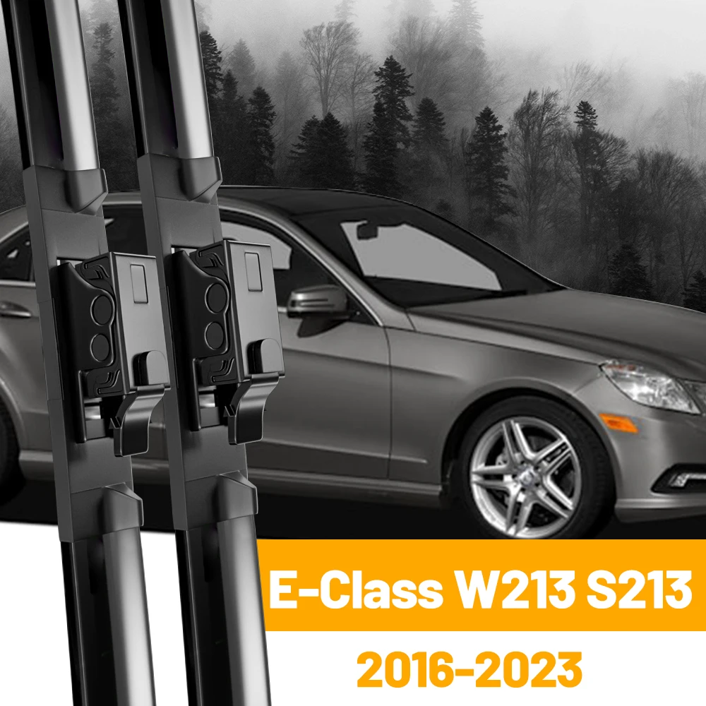 For Mercedes Benz E-class W213 S213 Front Wiper Blades 2016-2023 2017 2019 2020 Windscreen Windshield Window Accessories 24\