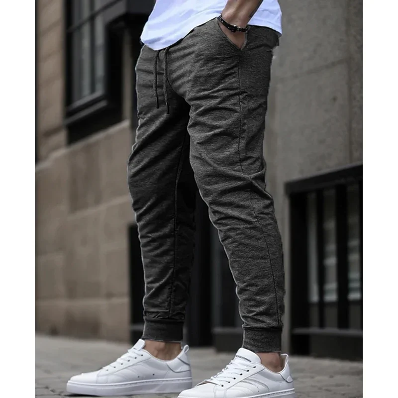Men Jogger Sweatpants Casual Fashion Sports Pants Gym Sport Trousers for Running Workout Jogging Long Pants Comfortable Fit